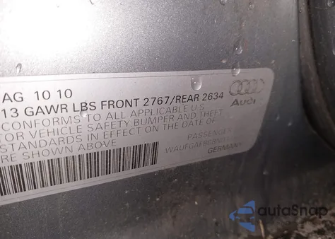 2011 Audi A6 3.0 Premium из США, поврежденный, VIN WAUFGAFB0BN033605